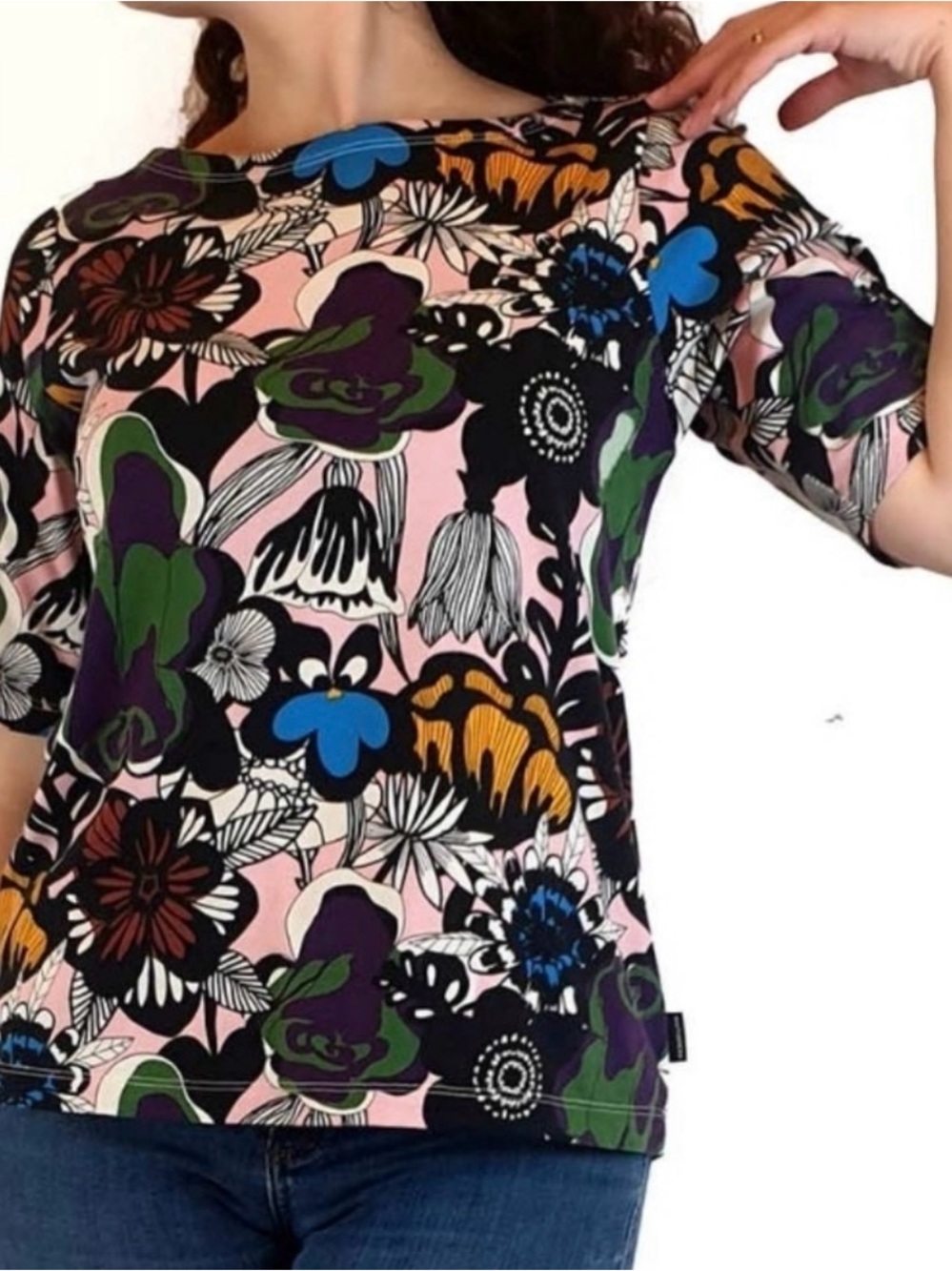 Marimekko Uniqlo Floral T-Shirt